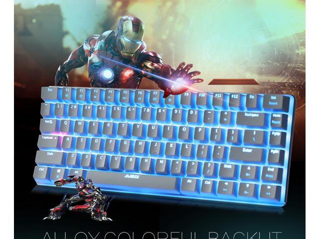 Original Ajazz AK33 Mechanical keyboard 82 Keys USB Wired Gaming Keyboard with Backligh for Tablet Desktop Computer Peripherals