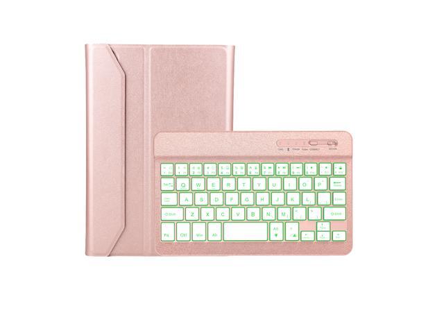 Wireless Bluetooth Keyboard Backlight Backlit Leather Cover Stand Case for iPad Mini 1 2 3 K028