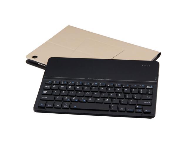 Wireless Removeable Glass Mirror Bluetooth Keyboard Shell Cover Case for Huawei Mediapad M3 Lite 10 101 inch
