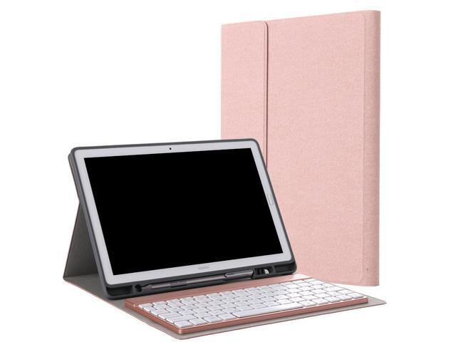 HW518A 7 Colors Backlit Removable Wireless Bluetooth Keyboard Leather Smart Cover Pencil Case for Huawei MediaPad M5 10 108 inch Coque Funda