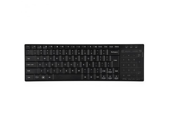 BT10 Wireless Bluetooth Keyboard with 2 In 1 Touchpad Numeric Key & Mouse Comb