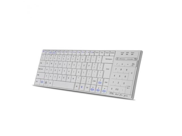 BT10 Wireless Bluetooth Keyboard with 2 In 1 Touchpad Numeric Key & Mouse Comb