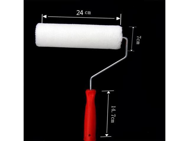 1Pcs 10 inch Multifunction DIY Wall Paint Roller Brush Set Handle Tool Home Office Room Runner Roller Paint Brush