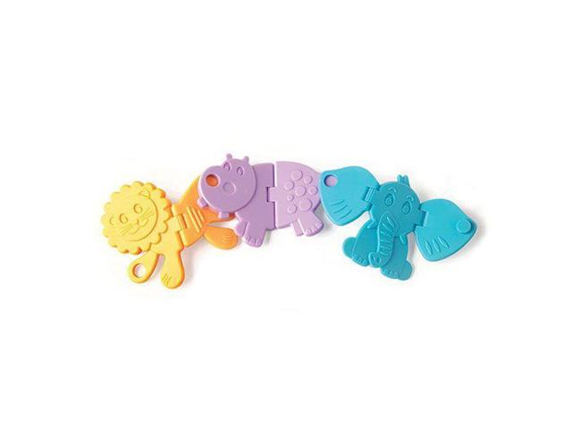 Animal Crackers Set of 3 - Baby Toy by Fat Brain Toys (FA145-1)