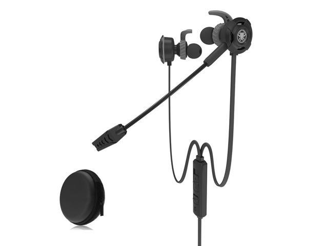 In-Ear Wired Gaming Earphone with Dual Noise-Reducing Microphone Gaming Headset for Mobile Phone or Computer games
