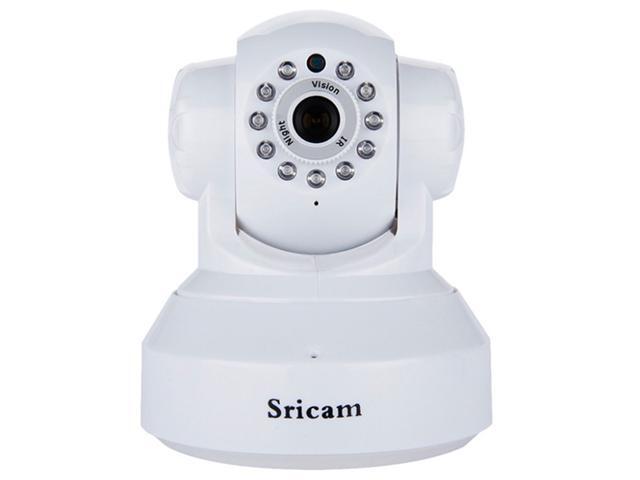Sricam SP012 IP Camera WIFI Onvif P2P Phone Remote 720P Home Security Baby Monitor 10MP Wireless Video Surveillance Camera (White)