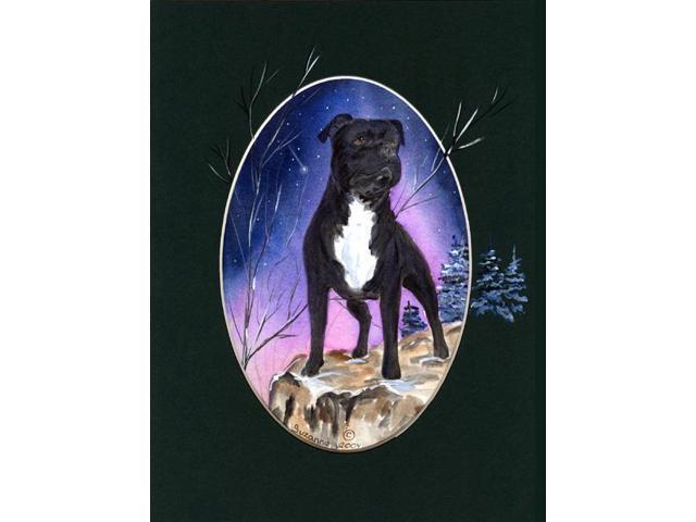 Carolines Treasures SS8072GF Staffie Flag - Garden Size