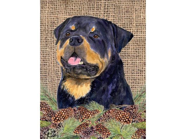 Carolines Treasures SS4059GF 11 x 15 in Rottweiler Garden Size Flag