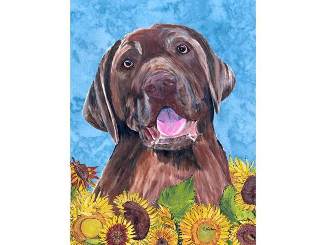 Carolines Treasures SC9074GF Labrador Flag Garden Size