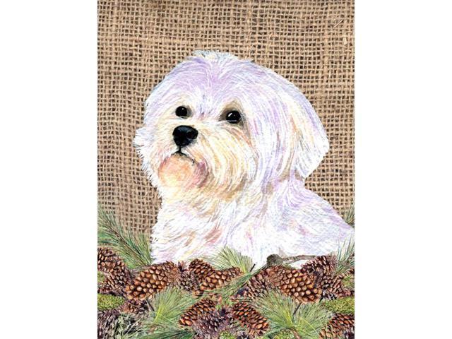Carolines Treasures SS4072GF 11 x 15 in Maltese Garden Size Flag