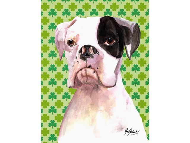 Carolines Treasures RDR3005GF Cooper St Patricks Day Boxer Flag Garden Size