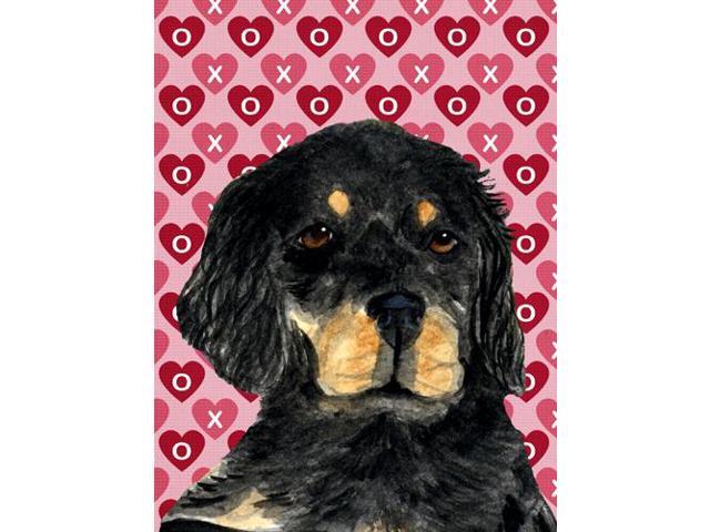 Carolines Treasures SS4515GF 11 x 15 In Gordon Setter Hearts Love And Valentines Day Portrait Flag Garden Size