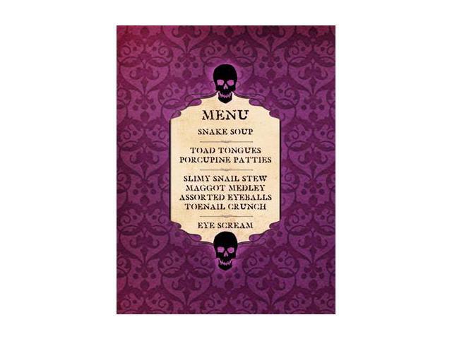 Carolines Treasures SB3005GF 11 x 15 in Goulish Menu Including Eye Screen And Snake Soup Halloween Flag Garden Size