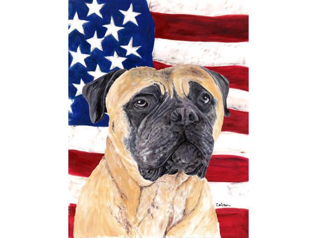 Carolines Treasures SC9031GF 11 x 15 in USA American Flag With Mastiff Flag Garden Size