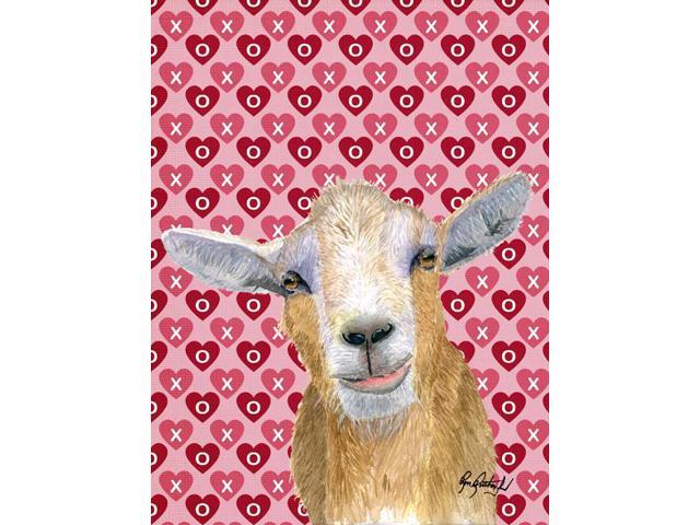 Carolines Treasures RDR3026GF Hearts and Love Goat Flag Garden Size