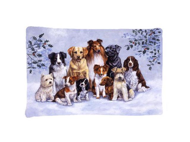 Winter Dogs Fabric Standard Pillowcase BDBA316APILLOWCASE