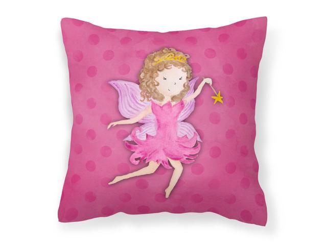 Fairy Princess Watercolor Fabric Decorative Pillow BB7406PW1414