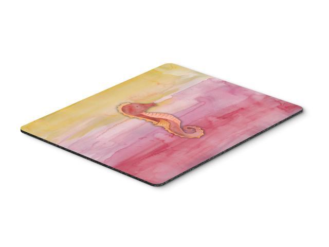 Seahorse Watercolor Mouse Pad Hot Pad or Trivet BB7425MP