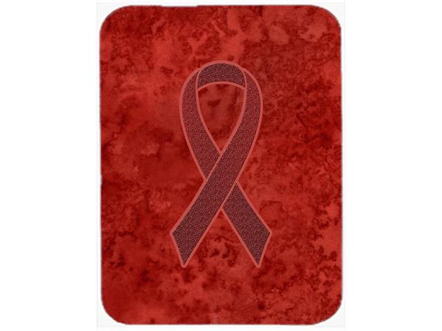 Burgundy Ribbon for Multiple Myeloma Cancer Awareness Glass Cutting Board Large Size AN1214LCB