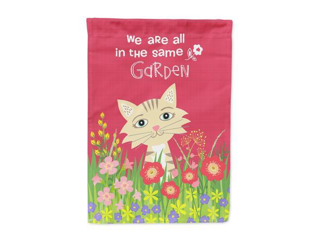 Garden Cat Flag Canvas House Size VHA3009CHF