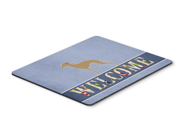 Italian Greyhound Welcome Mouse Pad Hot Pad or Trivet BB5518MP
