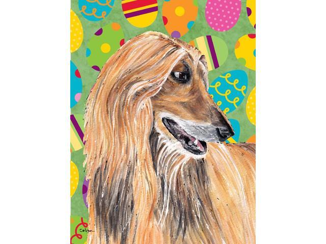 Afghan Hound Easter Eggtravaganza Flag Garden Size SC9500GF