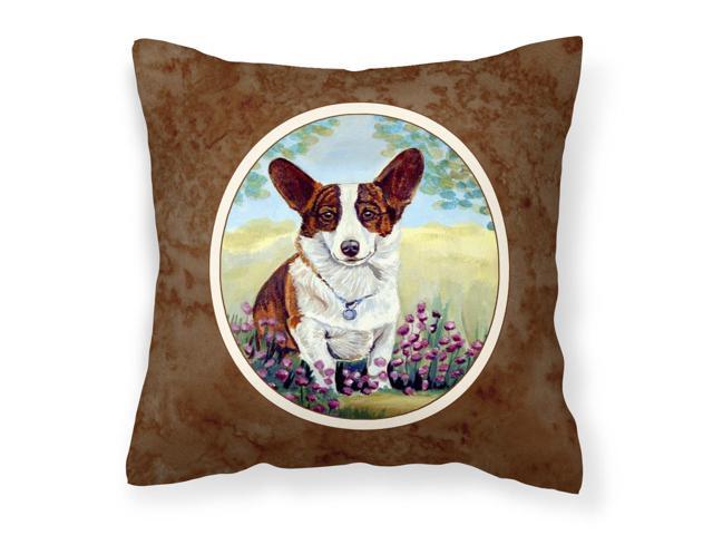 Cardigan Corgi Fabric Decorative Pillow 7088PW1414