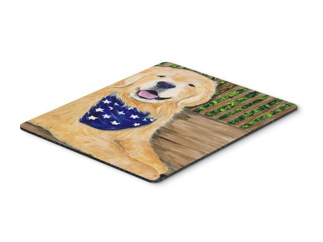 Golden Retriever Mouse Pad / Hot Pad / Trivet