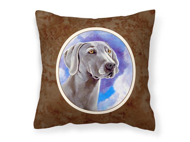 Weimaraner Azure Skies Fabric Decorative Pillow 7063PW1414