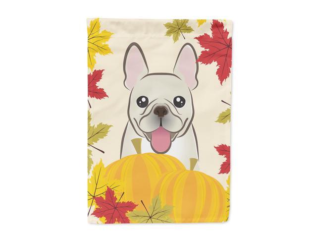 French Bulldog Thanksgiving Flag Canvas House Size BB2044CHF