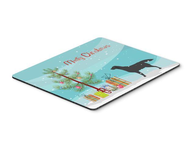 Black Labrador Retriever Merry Christmas Tree Mouse Pad Hot Pad or Trivet BB2926MP