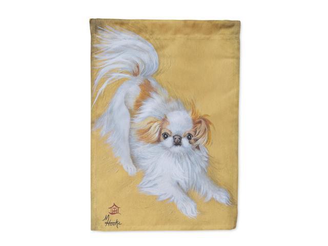 Japanese Chin Red White Play Flag Garden Size MH1033GF
