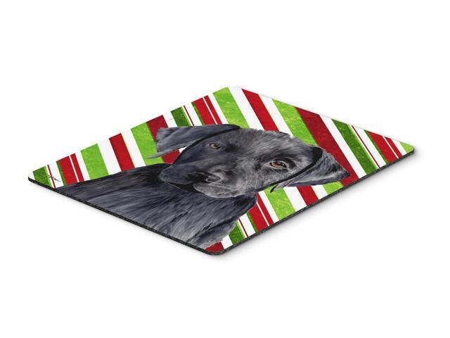 Labrador Candy Cane Holiday Christmas Mouse Pad Hot Pad or Trivet