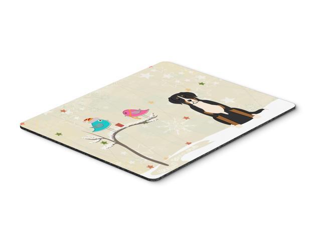 Christmas Presents between Friends Greater Swiss Mountain Dog Mouse Pad Hot Pad or Trivet BB2509MP