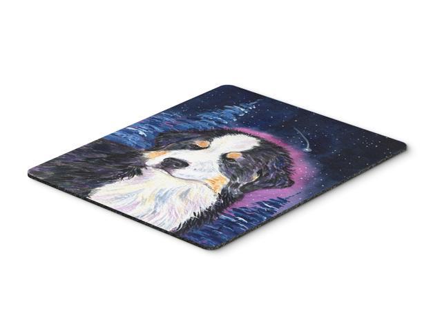 Starry Night Bernese Mountain Dog Mouse Pad / Hot Pad / Trivet