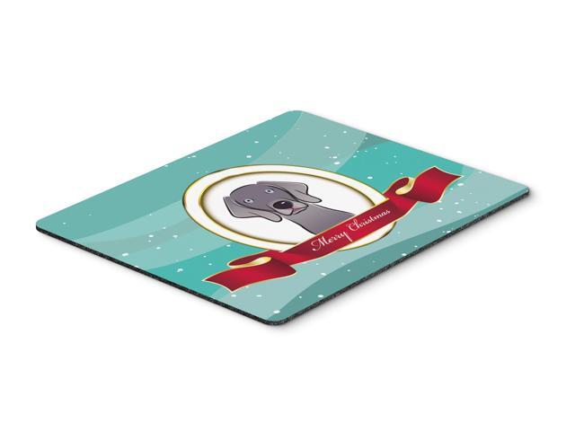 Weimaraner Merry Christmas Mouse Pad Hot Pad or Trivet BB1541MP