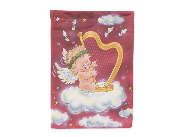 Angels with Harp Valentine's Flag Canvas House Size AAH7273CHF