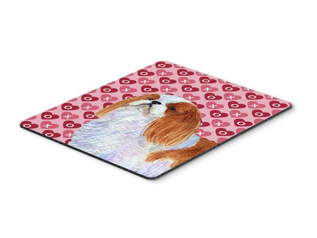 English Toy Spaniel Hearts Love and Valentine's Day Mouse Pad Hot Pad Trivet