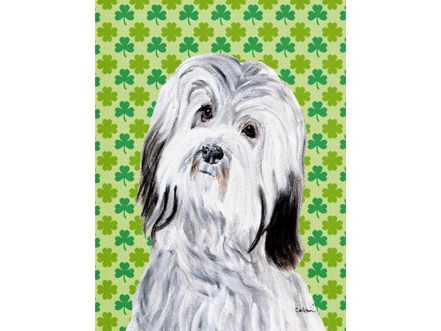 Havanese Lucky Shamrock St Patrick's Day Flag Garden Size SC9737GF