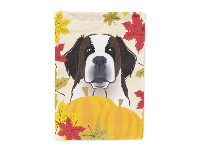 Saint Bernard Thanksgiving Flag Canvas House Size BB2052CHF