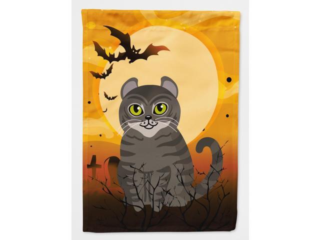 Halloween American Curl Cat Flag Canvas House Size BB4437CHF