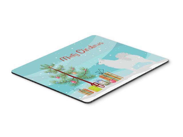 Samoyed Merry Christmas Tree Mouse Pad Hot Pad or Trivet BB2977MP