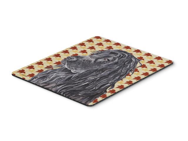 English Cocker Spaniel Fall Leaves Mouse Pad Hot Pad or Trivet