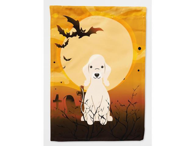 Halloween Bedlington Terrier Sandy Flag Canvas House Size BB4357CHF