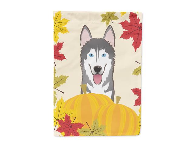 Alaskan Malamute Thanksgiving Flag Canvas House Size BB2024CHF