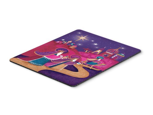 Christmas Wise Men in Purple Mouse Pad Hot Pad or Trivet APH7081MP