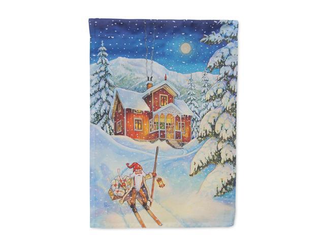 Christmas Gnome Headed out Flag Canvas House Size ACG0147CHF