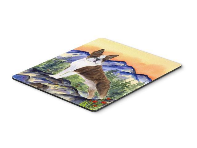 Boston Terrier Mouse Pad / Hot Pad / Trivet