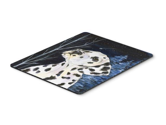 Starry Night Dalmatian Mouse Pad / Hot Pad / Trivet