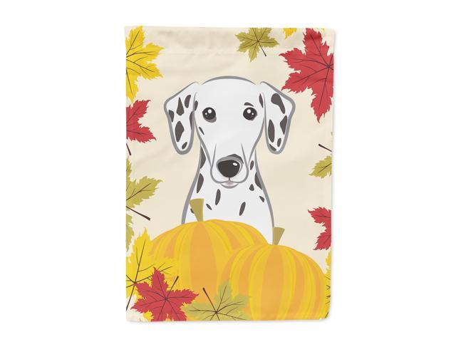 Dalmatian Thanksgiving Flag Canvas House Size BB2016CHF